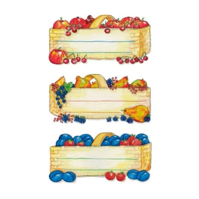 Abbildung von HERMA 3604 Marmeladen Etiketten selbstklebend, 12 Stück, 76 x 35 mm, Homemade Küchen Aufkleber zum Beschriften, Haushalt Sticker für Weihnachten Einmachgläser Gewürzgläser Marmeladengläser Flaschen