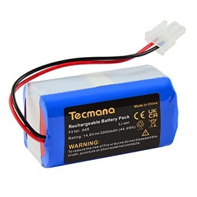 Abbildung von Tecmana 14.8V 3000mAh Akku für iLife A4, A4s, A6, V7, V7s Plus, Pro, X620, Y8H4 Staubsauger Home Cleaner Heimroboter
