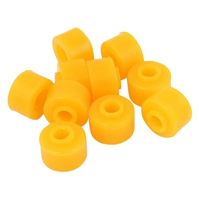 Abbildung von sourcing map 10 stücke universal 10mm orange Auto Gummi stoßdämpfer buchsen dämpfer LKW SUV de