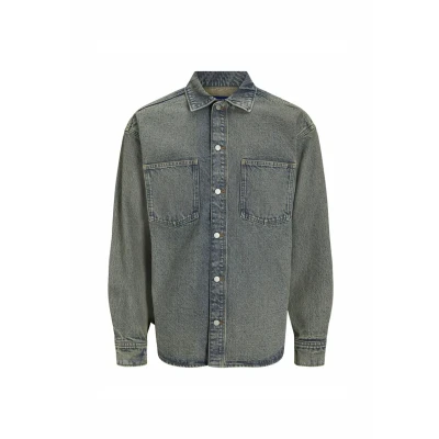 Abbildung von Jack &amp; Jones Jorhenry Hemd, Herren, Größe: XL, Faded denim