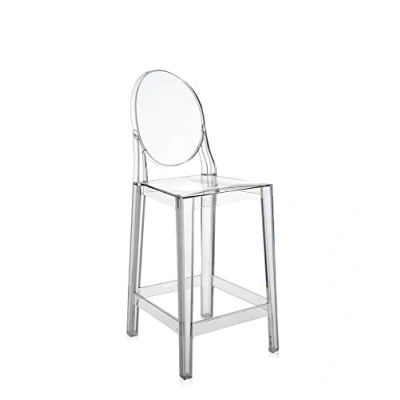 Abbildung von Kartell One More Hocker, 2er Satz, Glasklar, H. 65 cm