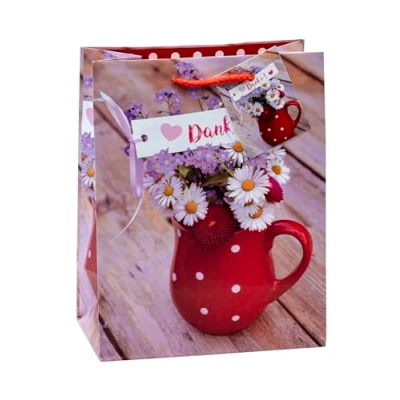 Abbildung von TSI Geschenktüten DANKE, 3er Packung, Größe: Mittel (HxBxT 23 x 18 10 cm), Art. Nr. 82015 5