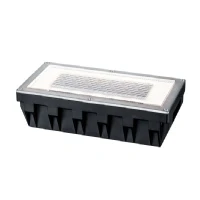 Abbildung von Paulmann LED Einbauleuchte &quot;Box&quot;, 1 flammig, Leuchtmittel Board fest integriert, Board, Bodeneinbauleuchten Set, Solar, Edelstahl