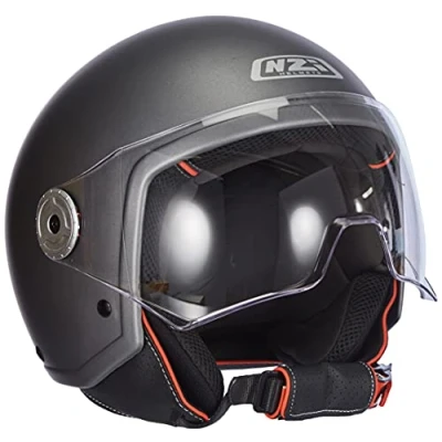Abbildung von NZI Unisex Adult Vintage 3 Helmet, Antracite NATT, XS