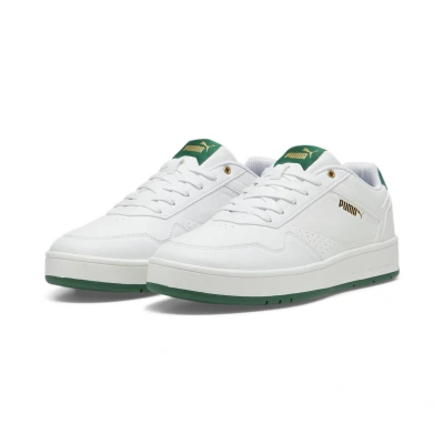 Abbildung von Court Classic Sneakers Erwachsene PUMA White Vine Gold Green