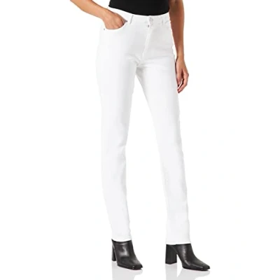 Abbildung von ONLY CARMAKOMA Damen Carlaola Hw Slim Jns Azg270 Dnmnoos Jeans, Weiß, 48W / 32L EU