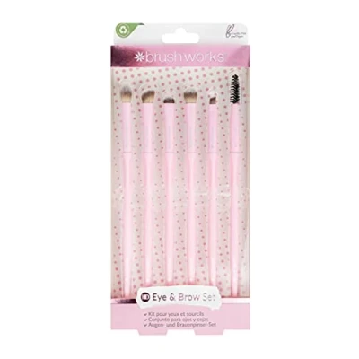 Abbildung von Brushworks HD EYE &amp; BROW SET Pinselset, Damen, Größe: One Size, Pink