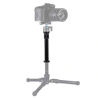 Abbildung von PULUZ Stativverlängerung Metall Handheld Verstellbare Kamera Teleskopstange mit 1/4 Zoll Schraube &amp; 3/8 Adapter für DSLR und SLR Kameras