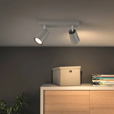Abbildung von Philips myLiving Paisley Spot GU10 2 flammig alu