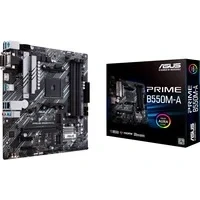 Abbildung von ASUS Prime B550M A CSM Mainboard Sockel AM4 (micro ATX, Ryzen, PCIe 4.0, 2X M.2, 1Gbit/s Ethernet, WiFi 6, SATA 6Gbit/s, USB 3.2 Gen 2 Typ A, Unterstützung für Aura Sync RGB Header)