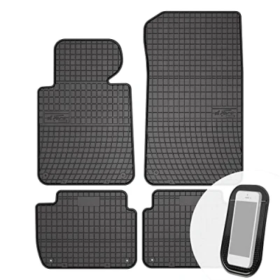 Abbildung von Gummimatten Auto Fußmatten Gummi Automatten Passgenau 4 teilig Set passend für BMW 3er E46 1998 2007