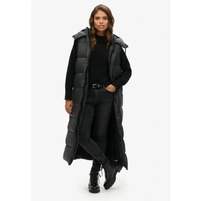 Abbildung von Superdry Weste, Damen, Größe: 40, Black grid