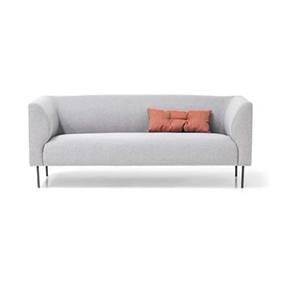 Abbildung von Homexperts Kerstin 3 Sitzer Sofa, Hellgrau, 185 x 74 76cm (BxHxT)