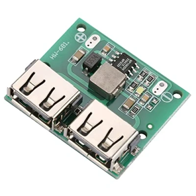 Abbildung von DC Buck Converter Step Down Modul Doppel USB Ausgang 9V / 12V 24V an 5V 3A Ladegerät für Leistung Abwärtswandler Stromversorgungsmodul