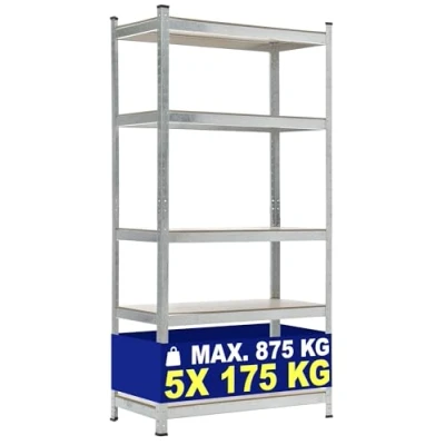 Abbildung von CLP Mehrzweckregal Lagerregal, Metall Lagerregal mit 875 kg Tragkraft