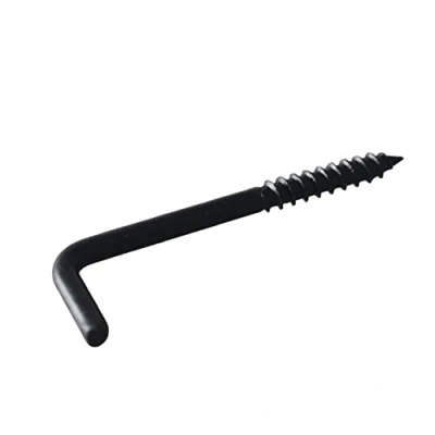 Abbildung von Schraubhaken 4.00 x 60mm Schwarz 10 Stück