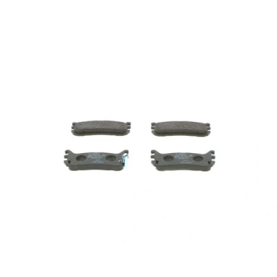 Abbildung von BOSCH 0 986 494 482 Bremsbelagsatz Low Metallic mit akustischer Verschleißwarnung MAZDA: MX 5 2, I, FAMILIA