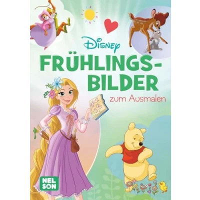 Abbildung von Disney Kreative Beschäftigung: Frühlingsbilder zum Ausmalen: Über 60 Ausmalbilder Malblock für Kinder ab 4 Jahren