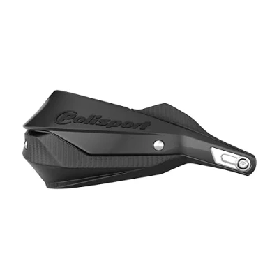Abbildung von Polisport 8308800002 Handprotektoren Trail Blazer 2 Befestigungspunkte mit Kunststoffsteg MX Style aus Kunststoff inklusive Befestigungskit kompatibel Allen MX/Enduro Modellen in Farbe schwarz