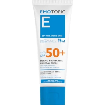 Abbildung von Pharmaceris E Emotopic, Emollient Creme mit LSF 50, für Gesicht und Körper, Feuchtigkeitscreme Atopische Haut, Verhindert Hauttrockenheit 75 ml