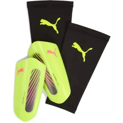 Abbildung von Puma ULTRA Light Sleeve, Unisex Schienbeinschoner, Yellow Alert Aged Silver, S 030989