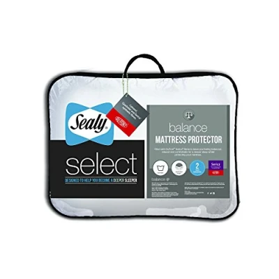 Abbildung von Sealy Balance Matratzenschoner Super King, Polyester Polypropylen, weiß, 180 x 200 cm