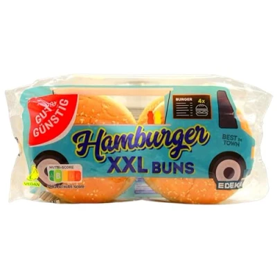 Abbildung von EDEKA Gut &amp; Günstig XXL Hamburger Buns mit Sesam, 7er Pack (7 x 300g)