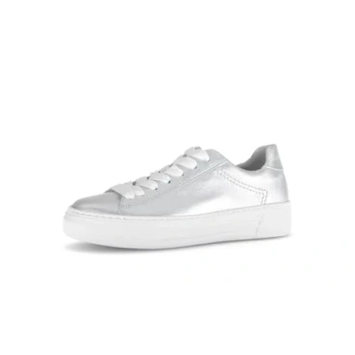 Abbildung von Gabor Comfort Sneaker low, Damen, Größe: 37, Silber Schuhe