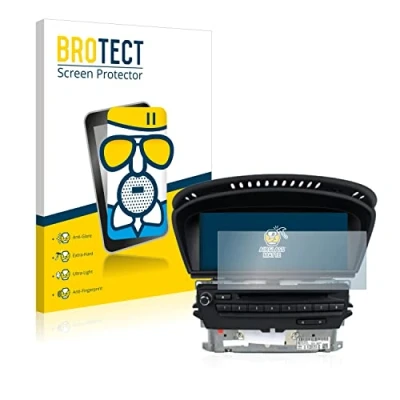 Abbildung von BROTECT Entspiegelungs Schutzglas für BMW 3 E93 2011 CIC professional navigation Schutz Folie Panzerfolie Glas Matt [Kratzfest 9H, Anti Reflex]
