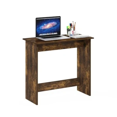 Abbildung von Furinno Simplistic Schreibtisch, Computertisch, PC Tisch, Bürotisch, Bernsteinkiefer
