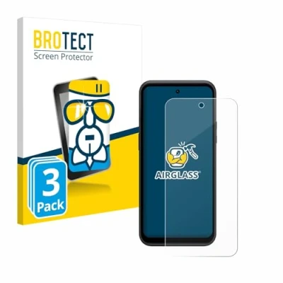 Abbildung von BROTECT Schutzglas für HMD XR21 (3 Stück) Schutzfolie Panzer Folie Glas [Extrem Kratzfest 9H, Anti Fingerprint, Ultra Transparent]