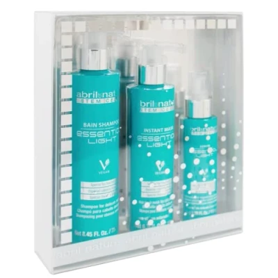 Abbildung von abril et nature Haarpflege Set Volumen Effekt Essential Light Für feines, empfindliches und/oder geschädigtes Haar Shampoo , Maske und Serum Sauerstofft verjüngt 550 ml