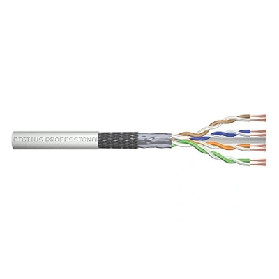 Abbildung von DIGITUS Roh Patchkabel Cat 6 Meterware Unkonfektioniert 305 m SF UTP Netzwerk Kabel LSZH AWG 26/7 Grau
