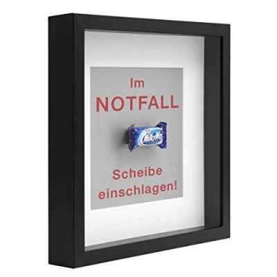 Abbildung von PHOTOLINI Bilderrahmen 3D Rahmen mit Passepartout / für Objekte bis 3 cm Tiefe