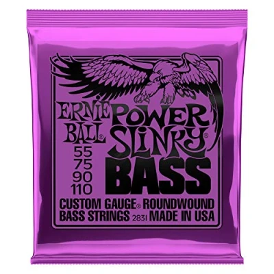 Abbildung von Ernie Ball Power Slinky Nickel Wound E Gitarrensaiten, Stärke 55 110