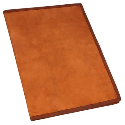 Abbildung von Gusti Buchhülle Leder Brenda Damen und Herren Buchumschlag Braun Vintage