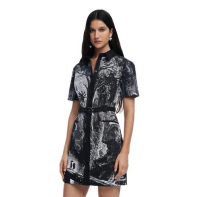Abbildung von Desigual Etuikleid, Damen, Größe: Small, Black