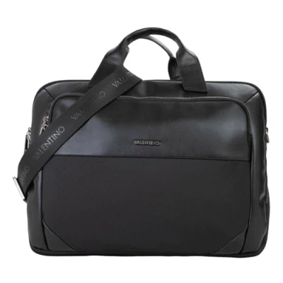 Abbildung von Valentino Bags Finix Notebooktasche, Herren, Größe: One Size, Nero