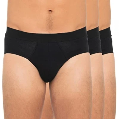 Abbildung von Bread &amp; Boxers 3PACK Slip, Herren, Größe: Small, Black