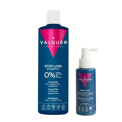 Abbildung von Valquer Profesional Shampoo gegen Haarausfall + Schock, mildert Haarausfall, verhindert sulfatfrei, stoppt 2 Stück