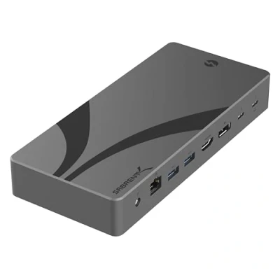 Abbildung von SABRENT Thunderbolt 4 Dockingstation, TB4 Anschlüsse, 8K@60Hz/4K@144Hz, USB4 &amp; TB3 kompatibel, DP 1.4, HDMI 2.1, USB C/USB A Gigabit Ethernet, Audio Buchse, SD/TF Kartenleser (DS T4MF)