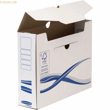 Abbildung von Bankers Box 4460103 Archivschachtel 10 er Pack A4+ Format, 80 mm