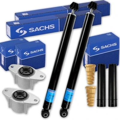 Abbildung von 2x SACHS Stoßdämpfer + Domlager Service Kit hinten passend für C30 V50 S40