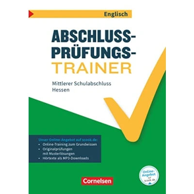 Abbildung von Abschlussprüfungstrainer Englisch Hessen 10. Schuljahr: Mittlerer Schulabschluss Arbeitsheft Mit Lösungen und online Training Grundwissen Audios