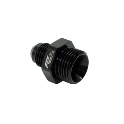 Abbildung von AN8 ORB Männlich Auf AN6 JIC Hose Fitting Adapter Schwarz