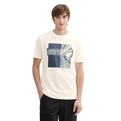 Abbildung von TOM TAILOR Denim Print Shirt, mit Frontprint