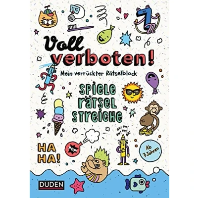 Abbildung von Voll verboten! Mein verrückter Rätselblock Ab 7 Jahren: Spiele Rätsel Streiche