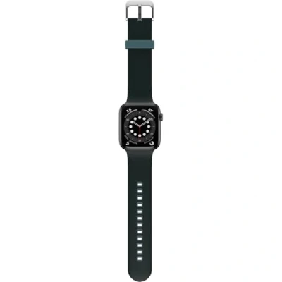 Abbildung von OtterBox All Day Uhrenarmband für Apple Watch Series 10/9/8/7/6/SE 2. gen/SE 1. gen/5/4 44mm/45mm/46mm, Weiches, Angenehmes und Strapazierfähiges Silikonband Watch, Grün/Blau