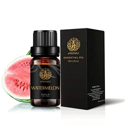 Abbildung von 100% reines Wassermelone Ätherisches Öl für Diffuser, Therapeutic Grade Watermelon Haut &amp; Haarpflege, 10ml Aromatherapie Luftbefeuchter