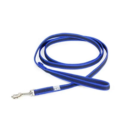 Abbildung von Julius K9 C&amp;amp G Leine,blau/grau,14mm/2m,mit Handgriff,max 30kg